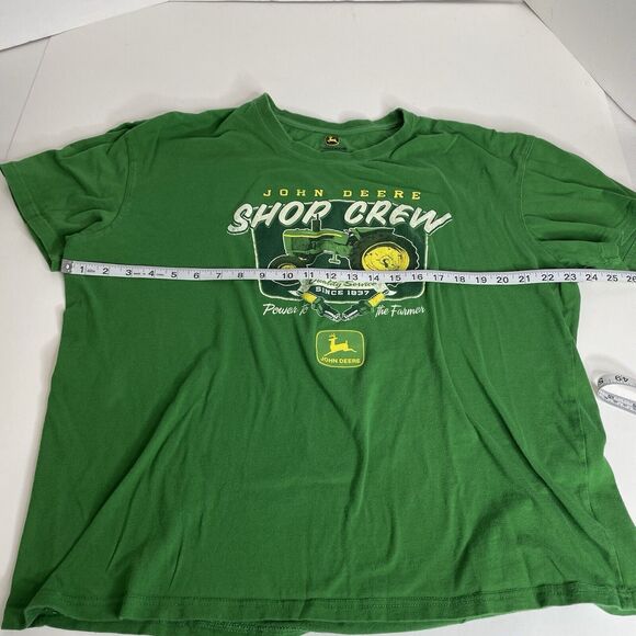 John Deere Graphic T Shirt, XL, Green, Shop Crew Tractor - Picture 5 of 7